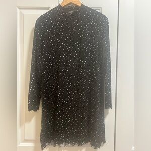 Mock neck long sleeve dress. Super soft and comfortable.